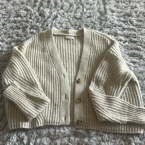 Oversized button up sweater